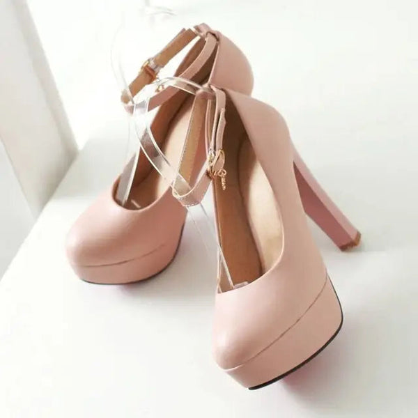 Elegante Plateau-High-Heels