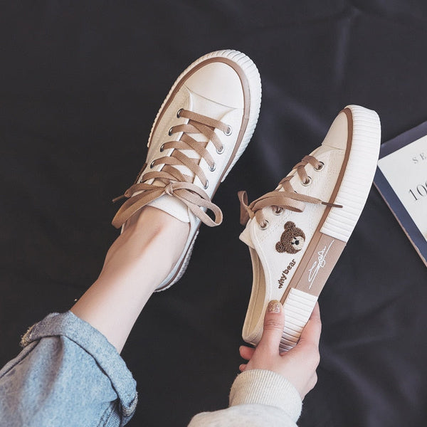 Teddy-Bär Canvas Sneaker