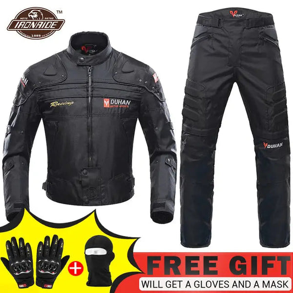 DUHAN Winddichte Motorradkleidung Set