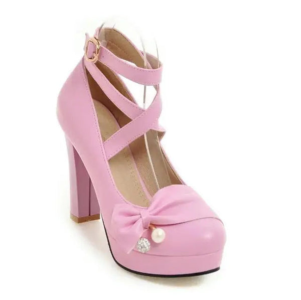 Elegante Plateau High Heels