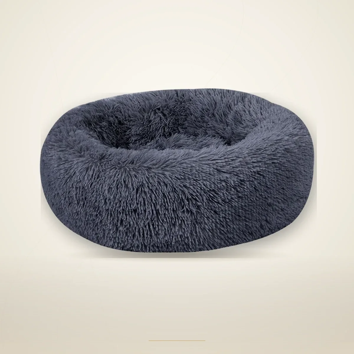 Flauschiges Donut-Bett für Hunde & Katzen