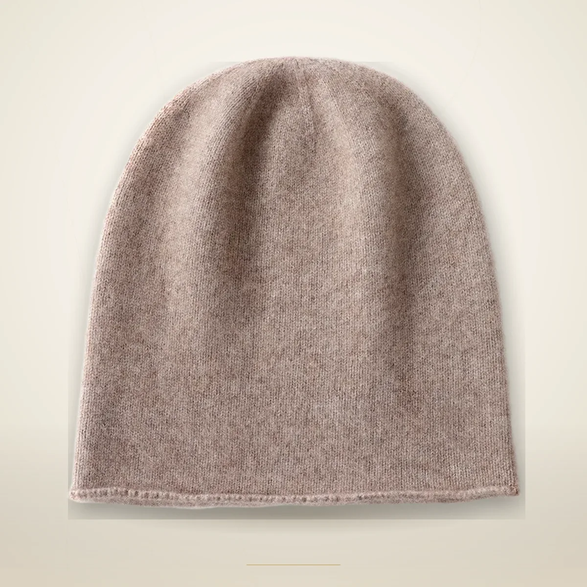Strickmütze mit Kaschmir